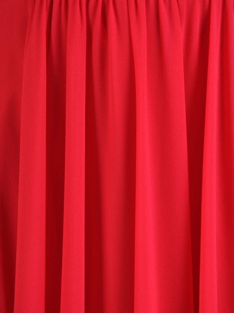 Malinowa sukienka rozkloszowana maxi na wesele – boczne rozcięcie optycznie wysmuklające sylwetkę 25378