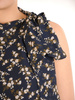 Dziewczęca sukienka z szyfonu w kwiatowy wzór 32493