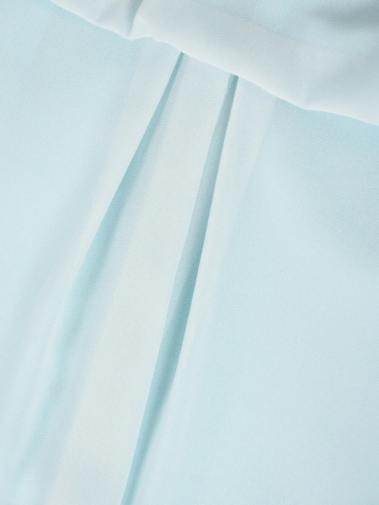 Elegancka sukienka rozkloszowana maxi w odcieniu mięty – wysmuklający dekolt w łódkę i rękaw 3/4 41695