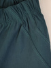 Zielone spodnie damskie z gumą w pasie 34867