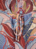 Tunika z tkaniny w oryginalnym wzorze z wiązaniem w pasie 31668