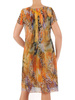 Sukienka z szyfonu, prosta kreacja w modnym wzorze 26649
