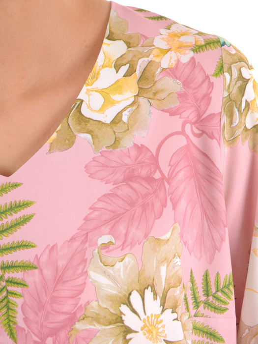 Elegancka bluzka damska w kwiatowy wzór 37753