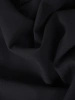 Elegancka czarna sukienka trapezowa midi – maskujący fason z efektowną koronką 41032
