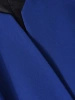 Elegancka chabrowa marynarka damska do sukienki – prosty krój z wyszczuplającymi zaszewkami 19029