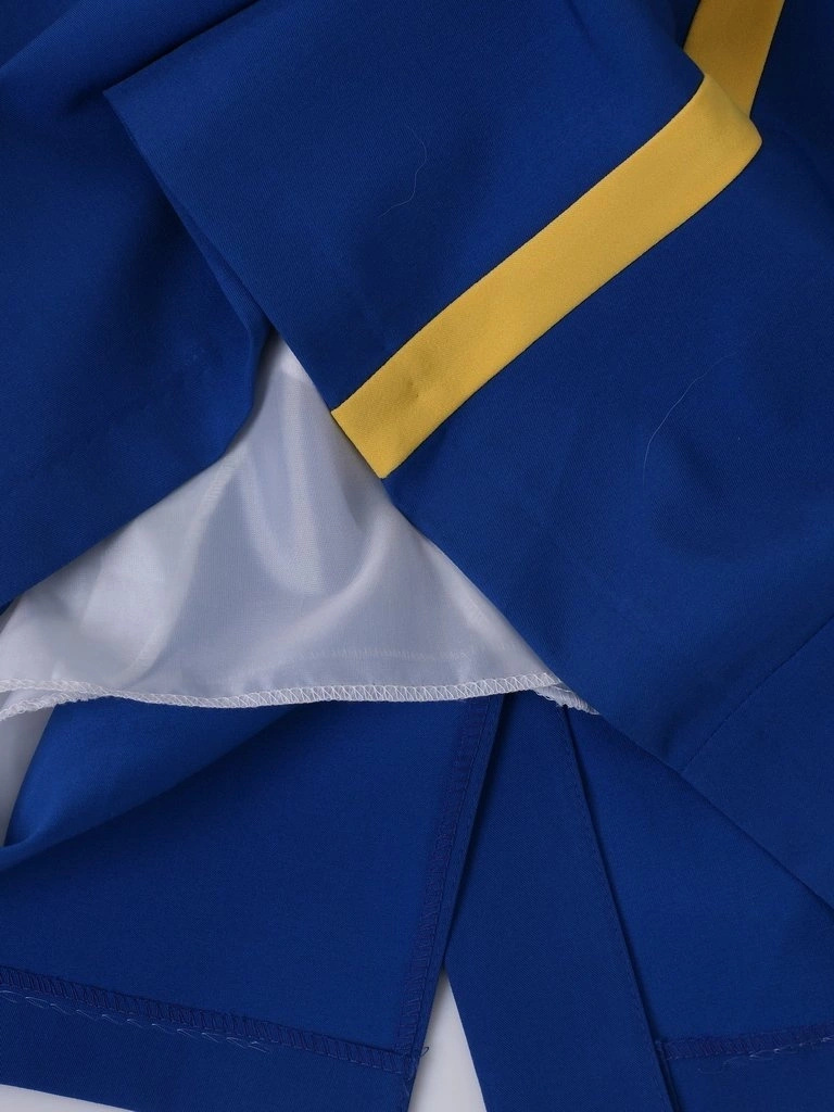 Chabrowa sukienka wzorzysta z dekoltem serek – wyszczuplający prosty krój na lato 6183