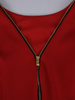Klasyczna sukienka z ozdobnym suwakiem na plecach Iwitta III.