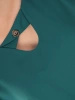 Elegancka butelkowa sukienka trapezowa midi – tuszujący biodra krój idealny na jesień 38586