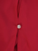 Amarantowa sukienka z szyfonu, kreacja z perełkami na rękawach 23445