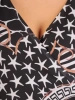 Jesienna sukienka rozkloszowana maxi w zwierzęcy wzór – wiązanie w pasie modelujące figurę 30021