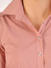 Łososiowa koszula damska z długim rękawem 32604