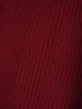 Elegancki sweter damski w odcieniu bordo – luźny, swobodny krój z dekoracyjnym wiązaniem 42164