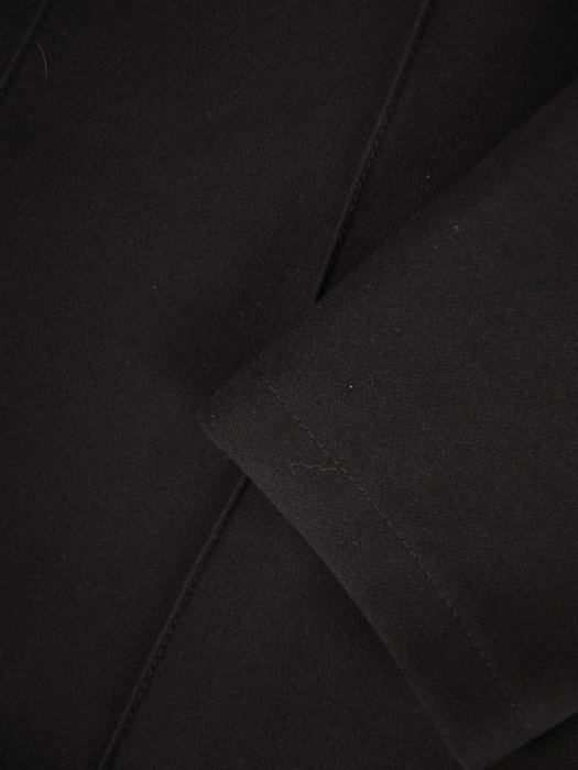 Elegancka sukienka damska midi czarna rozkloszowana – kobiecy fason modelujący sylwetkę 36766