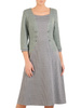 Sukienka wyszczuplająca, jesienna sukienka z imitacją żakietu 30542
