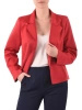 Czerwona marynarka damska wizytowa o prostym fasonie – elegancki model do sukienki na spotkania i uroczystości 39840