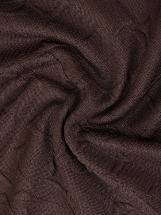 Brązowy komplet plus size z bluzką V-neck i midi spódnicą – ponadczasowy krój, który wysmukla sylwetkę 40778