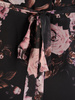 Elegancka sukienka maxi, kreacja z ozdobnymi rozcięciami na rękawach 30018