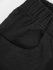 Czarne spodnie damskie z gumą w pasie 34900