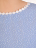 Elegancka bluzka w groszki z ozdobnymi, koronkowymi wstawkami 29973