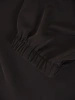 Elegancka bluzka damska wizytowa w czerni – prosty fason z falbanami przy rękawach 42095