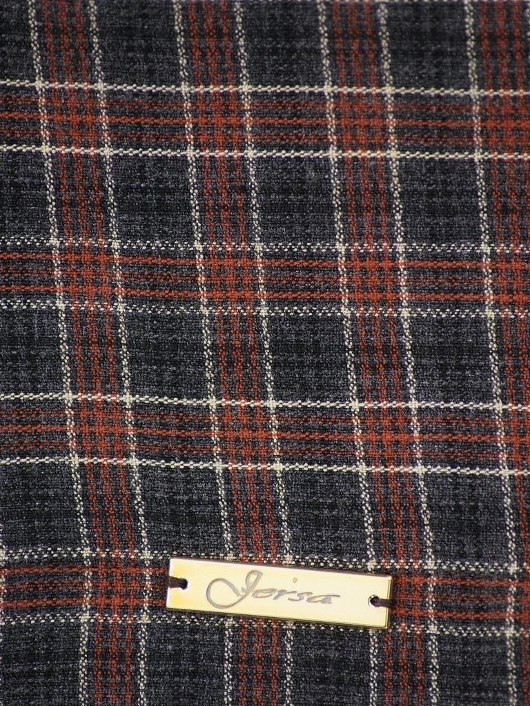 Elegancka sukienka trapezowa w kratę do pracy – kobiecy krój tuszujący biodra 9095
