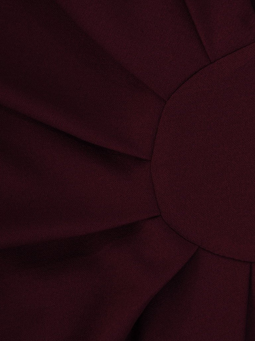 Sukienka wyszczuplająca, modna, kopertowa kreacja z fioletowej dzianiny 24853