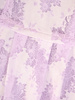 Rozkloszowana sukienka w kwiaty, kreacja z plisami 33149