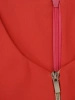 Koralowa sukienka koktajlowa o prostym kroju – elegancki fason wysmuklający sylwetkę 3172