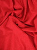 Czerwona połyskująca bluzka z ozdobnym wiązaniem 37545