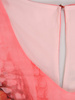 Sukienka z wzorzystego szyfonu, kreacja z ozdobnymi rękawami 21735