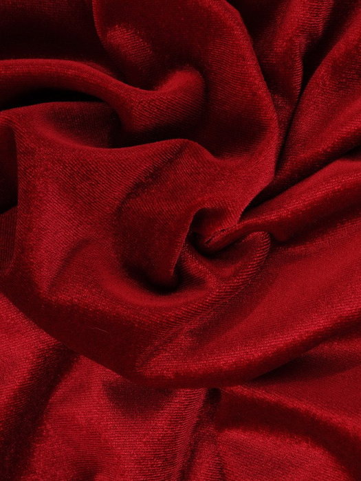 Aksamitna sukienka z tiulowym karczkiem, czerwona kreacja wieczorowa 18956
