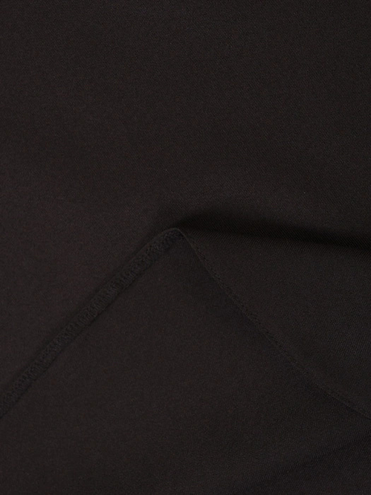 Elegancka czarna bluzka wiskozowa – prosty krój z ozdobnym dekoltem w serek na wieczór 39923