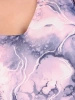 Wiskozowa sukienka trapezowa w różowy print – zwiewny fason subtelnie wysmuklający figurę 41881