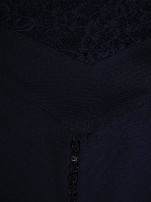 Szyfonowa bluzka z koronkową wstawką Iwona.