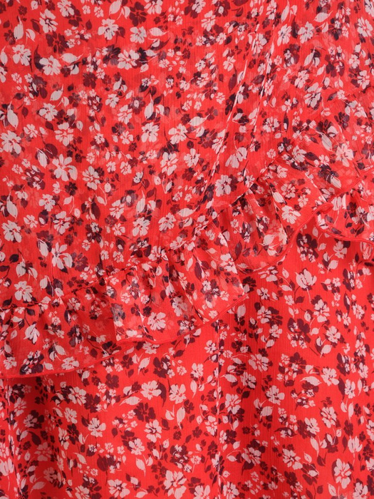 Sukienka z szyfonu, zwiewna kreacja w kwiaty 28930
