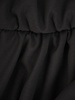 Rozkloszowana czarna sukienka, kreacja z kopertowym dekoltem 27837