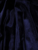 Granatowa sukienka z aksamitu, wizytowa kreacja z modną falbaną 24039