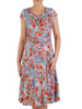 Sukienka z dzianiny, elastyczna kreacja z dekoltem typu "woda" 20514.