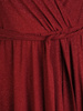 Rozkloszowana sukienka wieczorowa z kopertowym dekoltem 31928