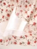 Elegancka sukienka trapezowa midi w kwiaty – swobodny krój maskujący biodra 28214