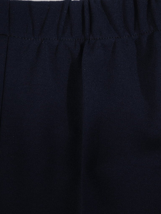 Granatowe, wyszczuplające spodnie z gumkami 25833