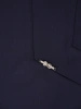 Klasyczna sukienka wizytowa w odcieniu granatu – prosty fason z ozdobnym dekoltem modelujący figurę 27216