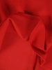 Elegancka czerwona sukienka trapezowa – cekinowe zdobienie i tuszujący krój 18697