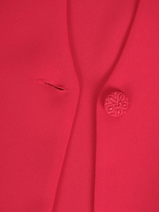 Elegancka garsonka damska ze spódnicą w kwiaty – kobiecy fason podkreślający sylwetkę 29141