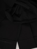 Sukienka z rozszerzanymi rękawami, czarna kreacja wyszczuplająca 19757