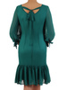 Sukienka z szyfonu 19721, zwiewna kreacja w kobiecym fasonie.