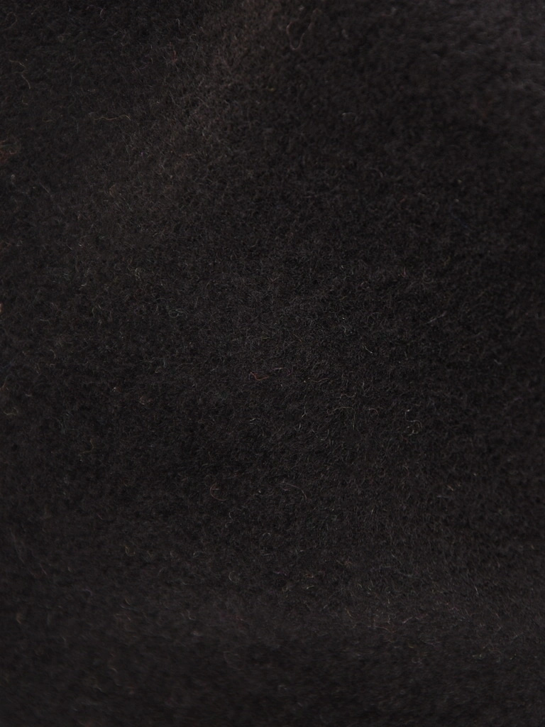 Klasyczny czarny beret damski z wełny merynosa – elegancki fason z antenką w stylu francuskim 40874