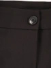 Czarne eleganckie spodnie damskie w kant – prosty fason z kieszeniami modelujący sylwetkę 40669