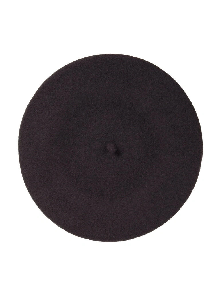 Elegancki beret damski wełniany w stylu francuskim – modne i ciepłe nakrycie głowy z antenką 40863
