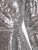 Cekinowa sukienka w asymetrycznym fasonie, kreacja sylwestrowa 32159